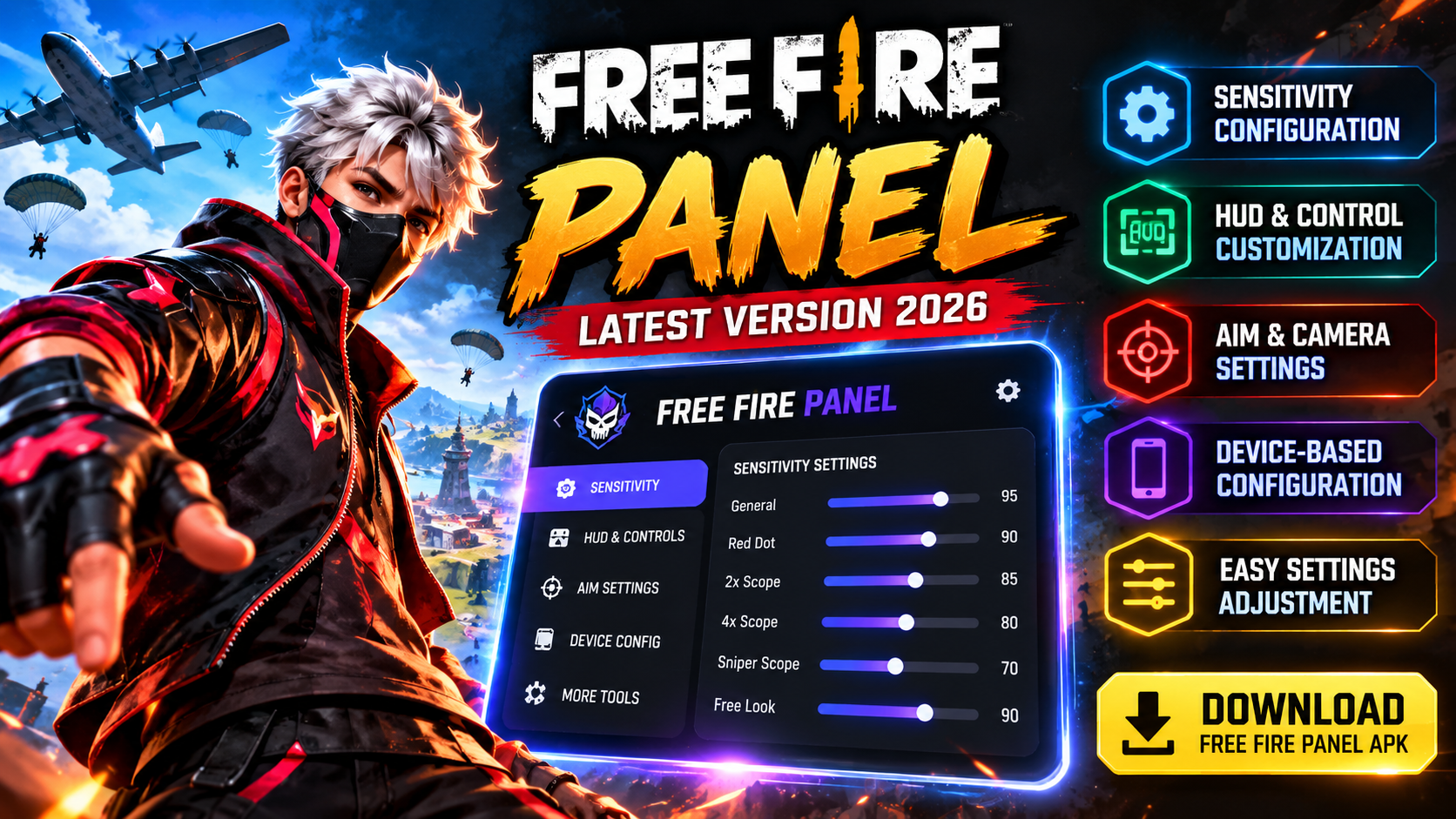 free fire panel apk